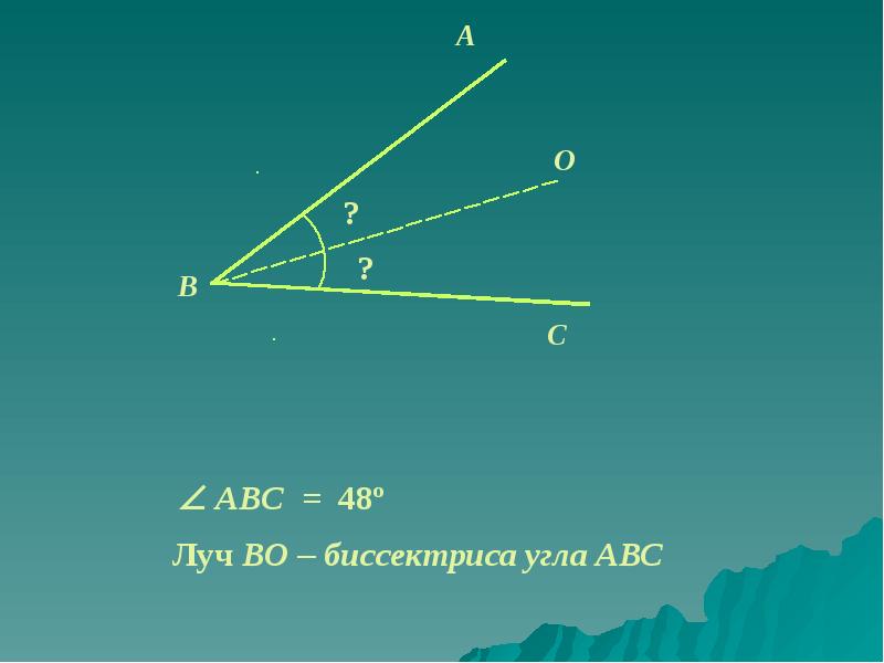 Что называется лучом рисунок