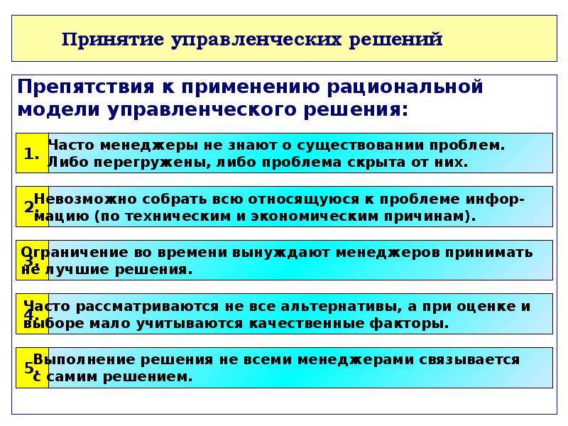 Риски принимаемых решений. Условия принятия решения в менеджменте. Принятие управленческих решений. Условия принятия управленческих решений в менеджменте. Альтернативы при принятии управленческих решений.