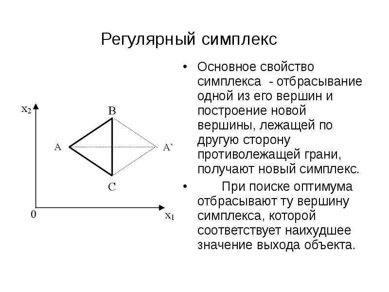 Симплекс план это