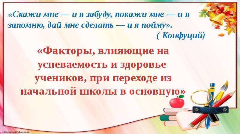 Влияние памяти на успеваемость учащихся нашего класса проект