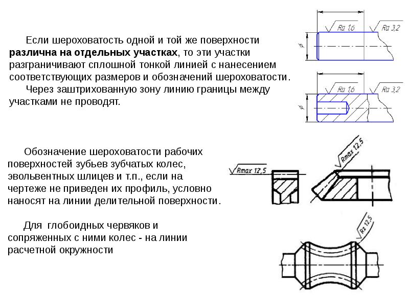 Качество поверхностей детали точность размеров формы их допустимая шероховатость задаются на чертеже