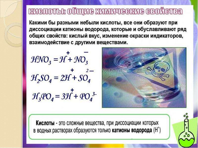 Катион металлов образуется при диссоциации