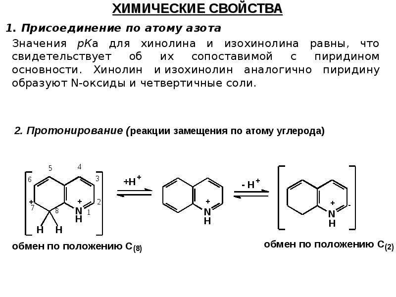 Гетероциклические соединения химические свойства. Хинолин химические свойства. Хинолин с соляной кислотой. Химия гетероциклических соединений презентация.