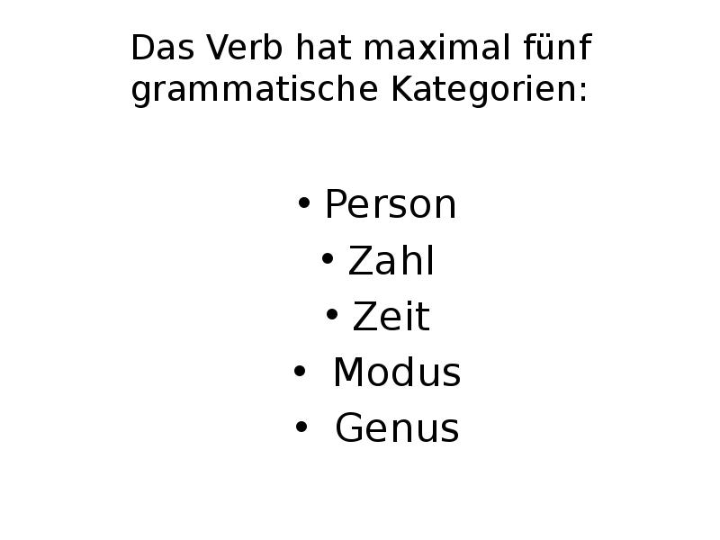 Das verb