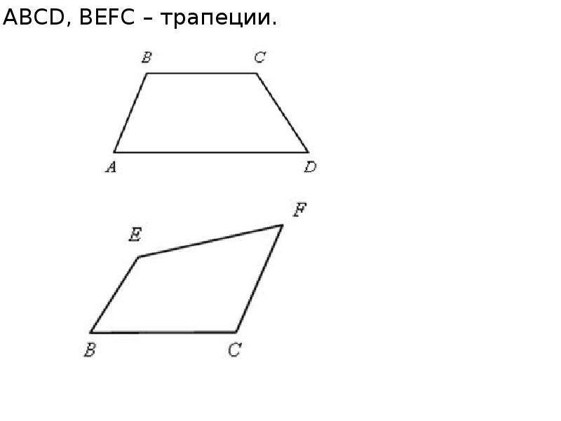 Параллелограмм и трапеция 8 класс