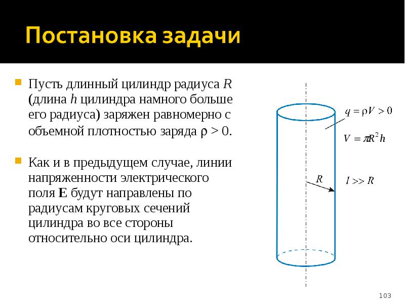 Плотность цилиндра