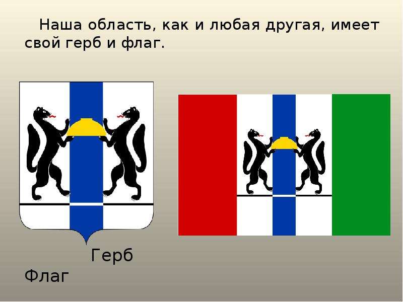 Герб и флаг новосибирской области картинки