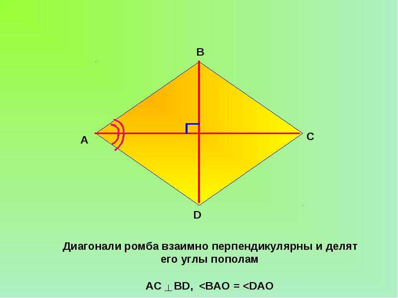Ас делит пополам ас. Диагонали ромба. Диагонали ромба перпендикулярны. Диагонали ромба взаимно. Диагонали ромба взаимно перпендикулярны и делят.
