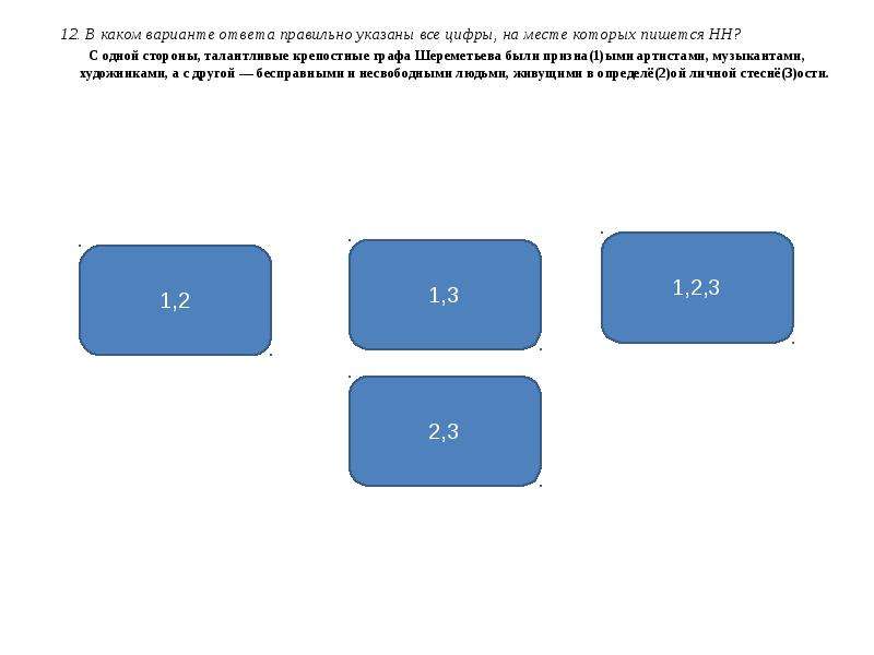 Выбери все варианты в которых пишется нн