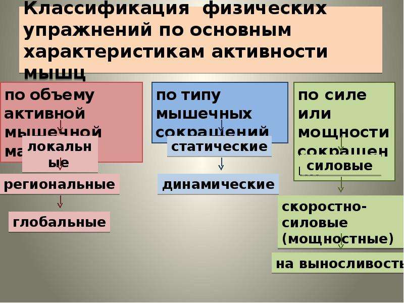 Классификация физического развития