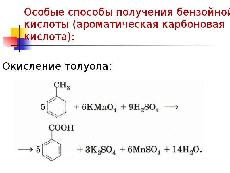 Ароматические кислоты и их соли презентация