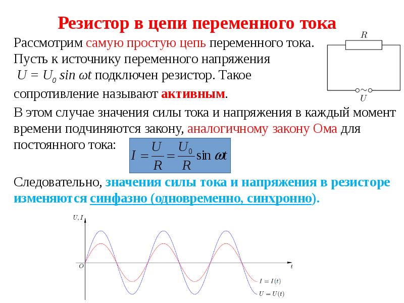 Сопротивление тока