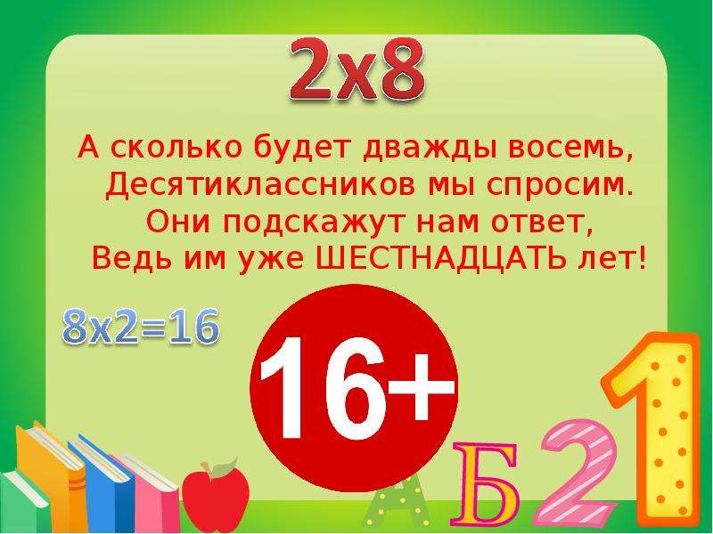 Дважды восемь. Загадки для десятиклассников. Сколько будет дважды два. Дважды восемь шестнадцать. Сколько будет дважды 2.