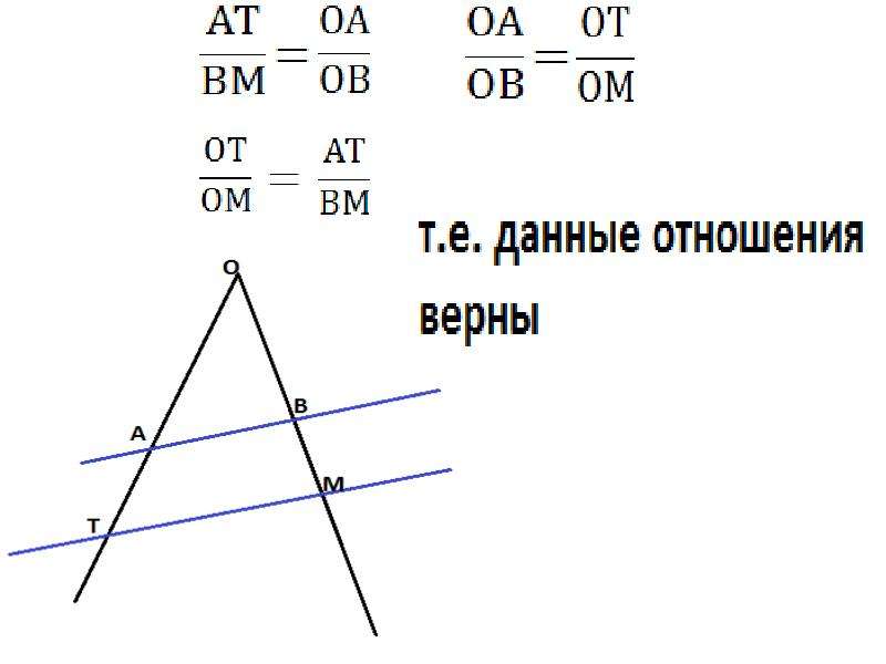 Теорема фалеса картинка