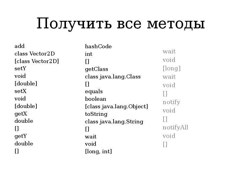 Append method. GETX методики.