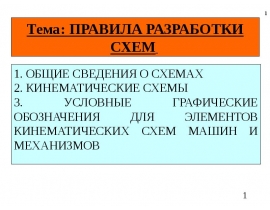 Правила разработки схем. Черчение схем