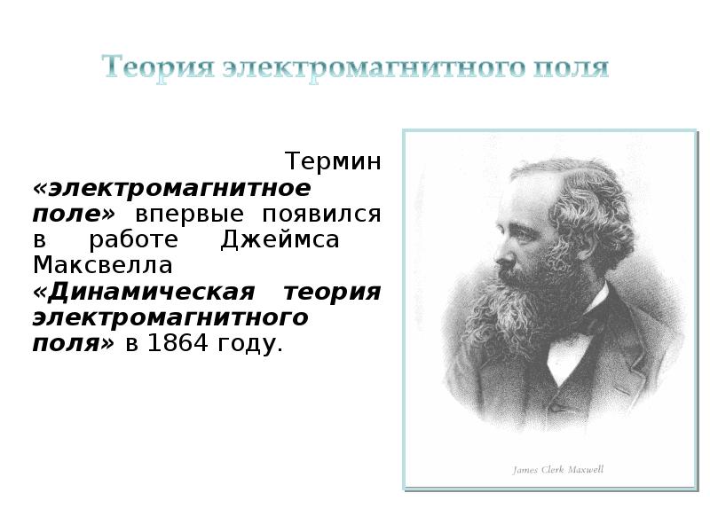 В каком году максвелл создал теорию электромагнитного. Электромагнитная теория света Максвелла. Динамическая теория электромагнитного поля Максвелла.