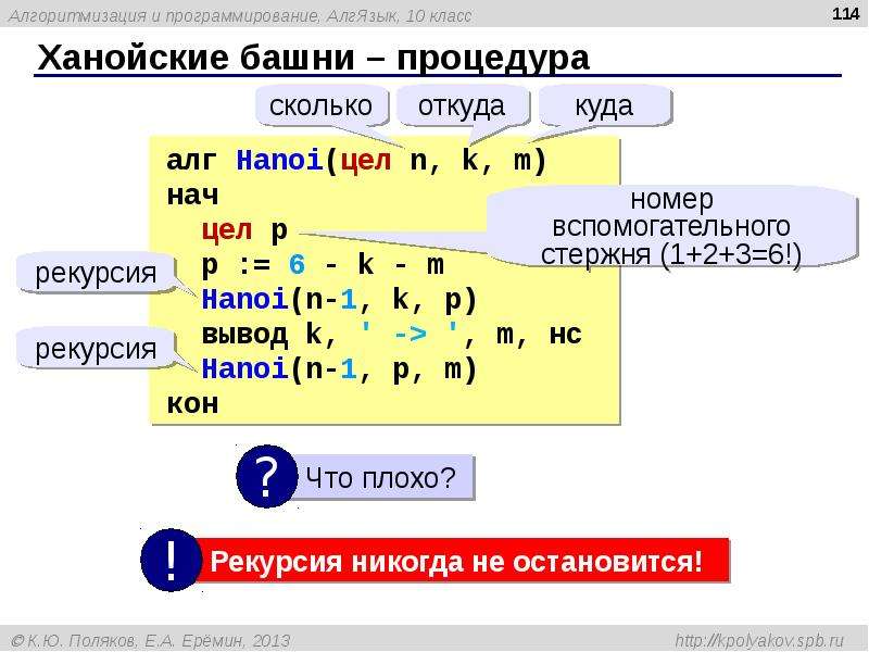 Ханойские башни презентация