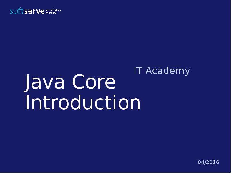 Java academy