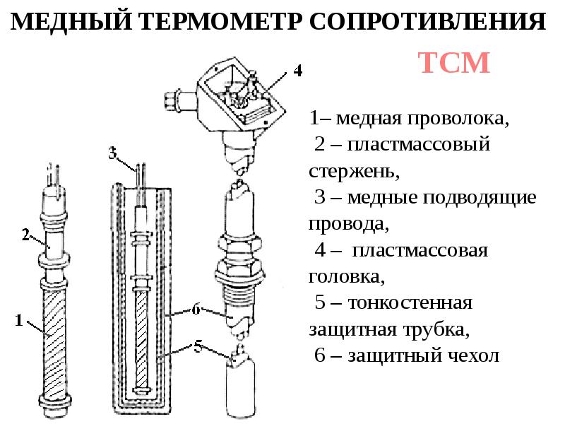 Термометр сопротивления схема