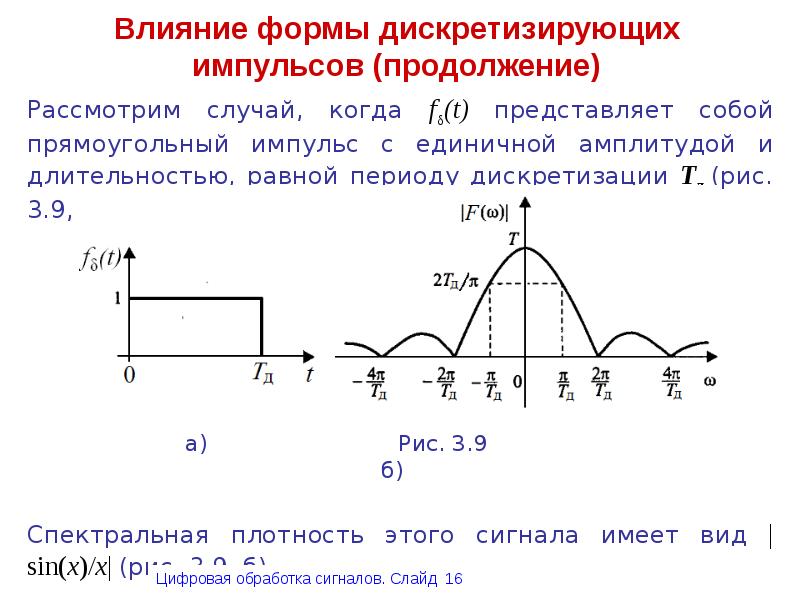 Дискретизация функции