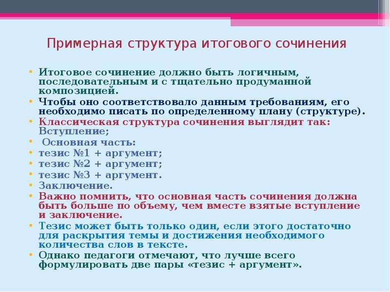 Структура итогового сочинения 2024. Структура итогового сочинения. Структура итогового сочинения схема. Строение итогового сочинения. Структура сочинения итогового сочинения.