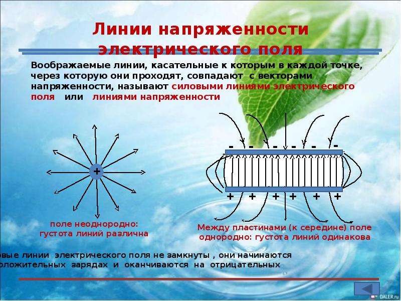 Виды электрических полей. Переменное электрическое поле. Электростатическое поле в природе. Источники электрического поля. Воздействие электрического поля.