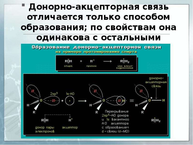 Как отличить связи. Способы образования и разрыва ковалентной связи. Поляризация ковалентной связи. Донорно-акцепторный механизм образования ковалентной связи. Донорно-акцепторная связь.