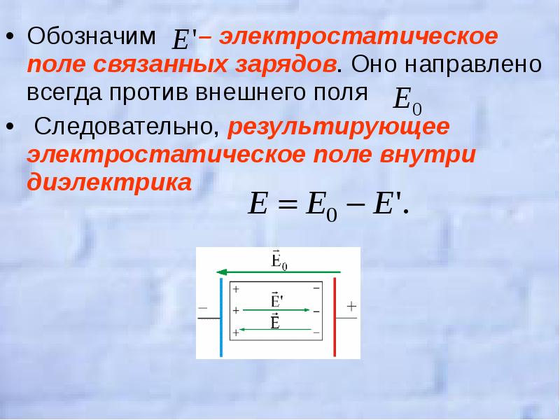 Электростатическое поле презентация