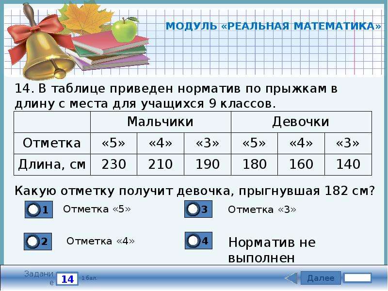 Реальная математика