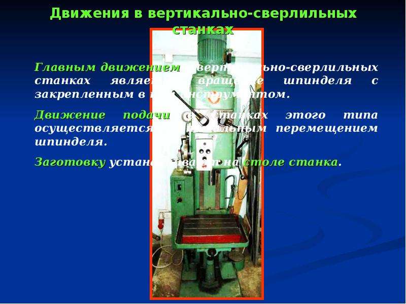 Вертикально сверлильный станок подача. Вертикально сверлильный станок 2н13.. Основные и вспомогательные движения в сверлильном станке. Движение подачи сверлильного станка. Основные движения сверлильного станка.