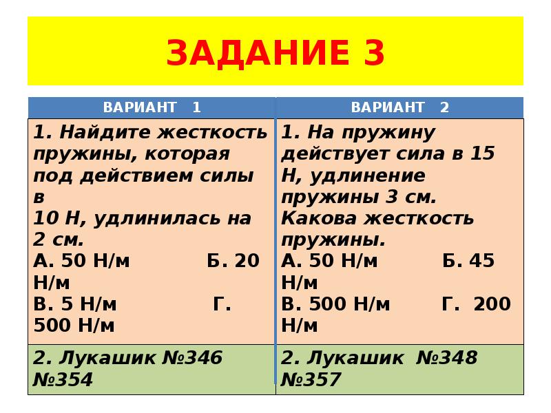 Задачи на силу тяжести с рисунком