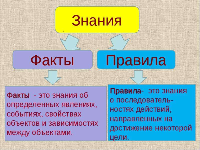 Презентация информация и знания