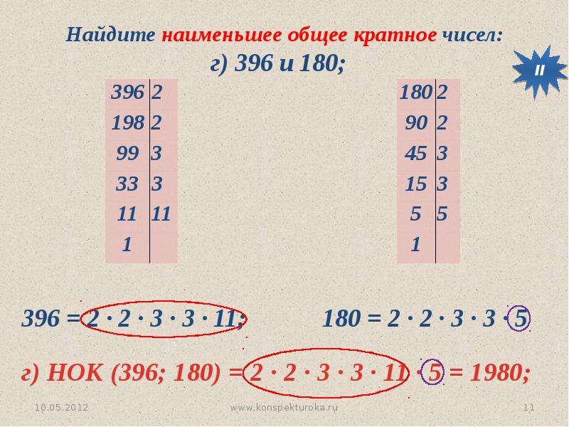 Узнать 6. Наименьшее общее кратное чисел 396 и 180. Как находится наименьшее общее кратное чисел. Как найти наименьшее общее кратное 2 чисел. Как найти наименьшее общее кратное чисел 6 класс.