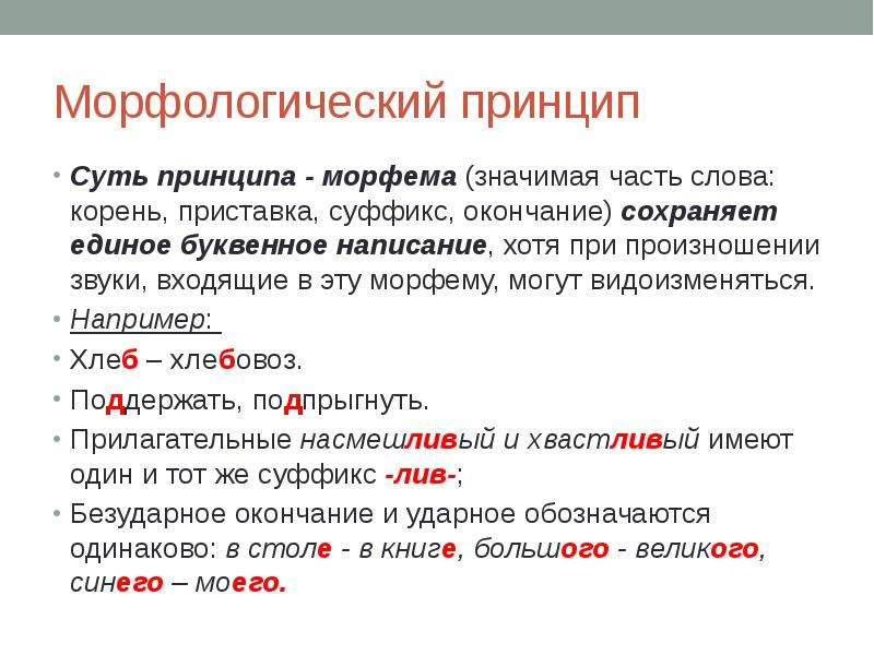 10 класс презентация принципы русской орфографии