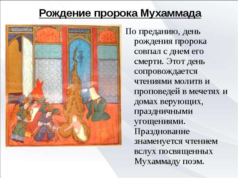 Главные мусульманские праздники презентация