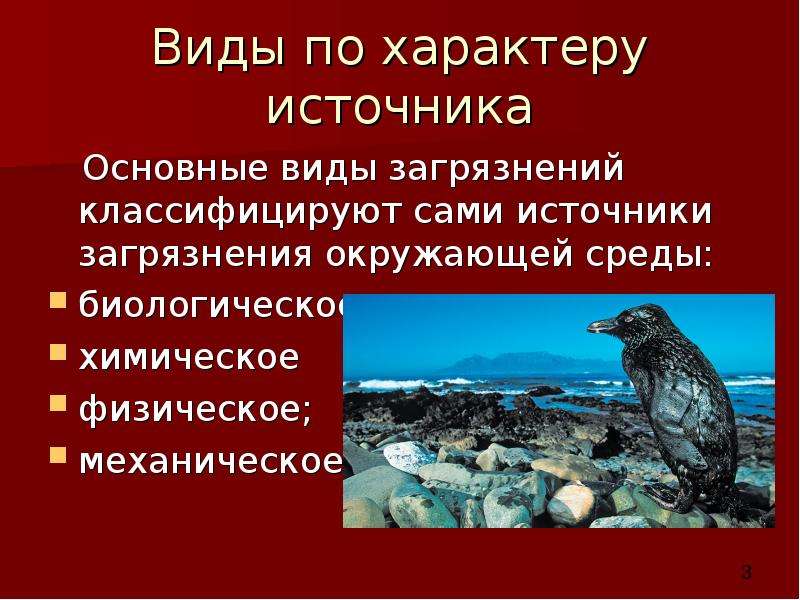 Каковы основные причины загрязнения природы. Радиационное загрязнение среды обитания человека.