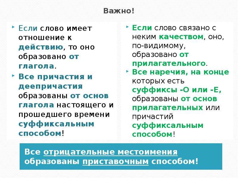 Какие неопределенные местоимения образованы приставочным способом