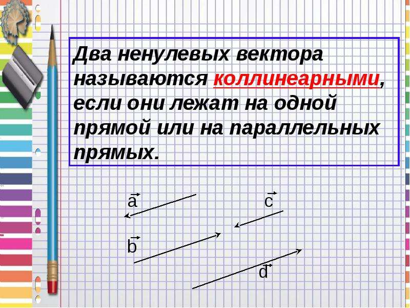 Понятие вектора в пространстве презентация