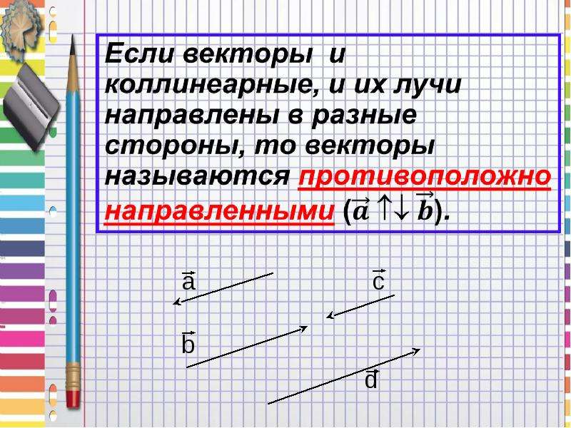 Понятие вектора в пространстве презентация