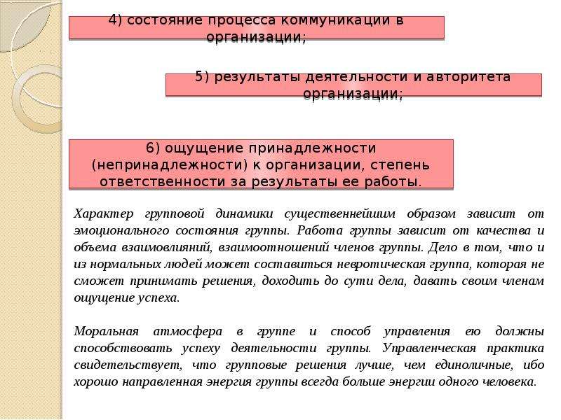 Работа группы развития. Фазы динамики социального института. Итог развития группы. Субфазы развития группы Чемерса.