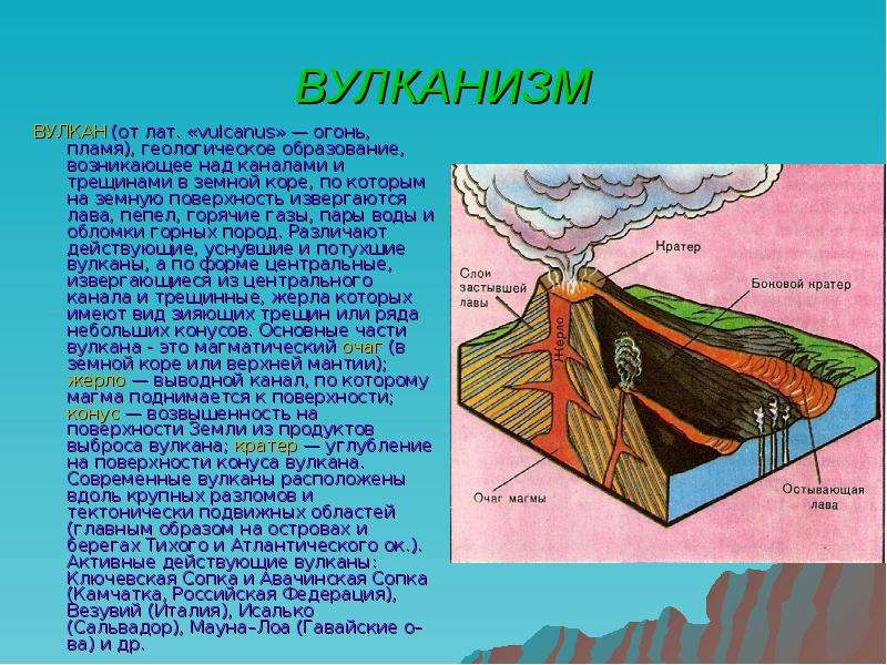 Движения земной коры вулканизм 6 класс презентация