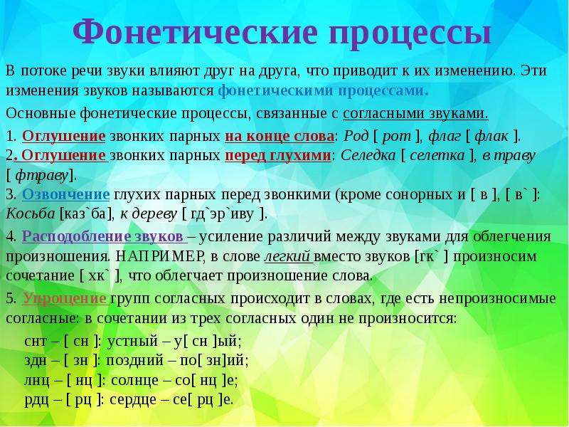 Фонетические процессы. Фофонетические процессы. Фонетические процессы в русском языке. Фонетические процессы примеры.