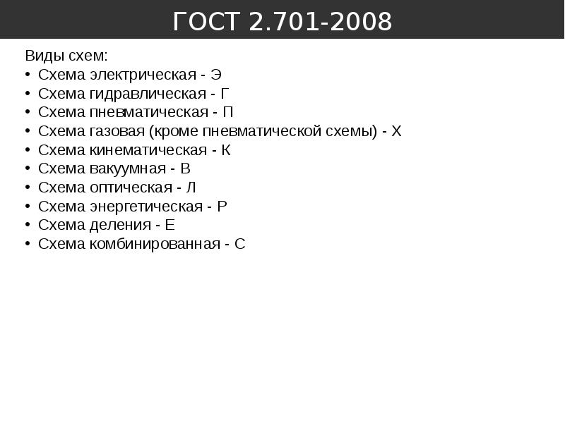 Ескд схемы виды и типы общие требования к выполнению