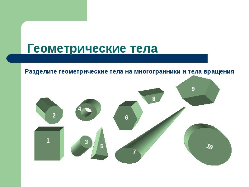 Упражнение 7 по незаконченному изображению восстановить геометрическое тело