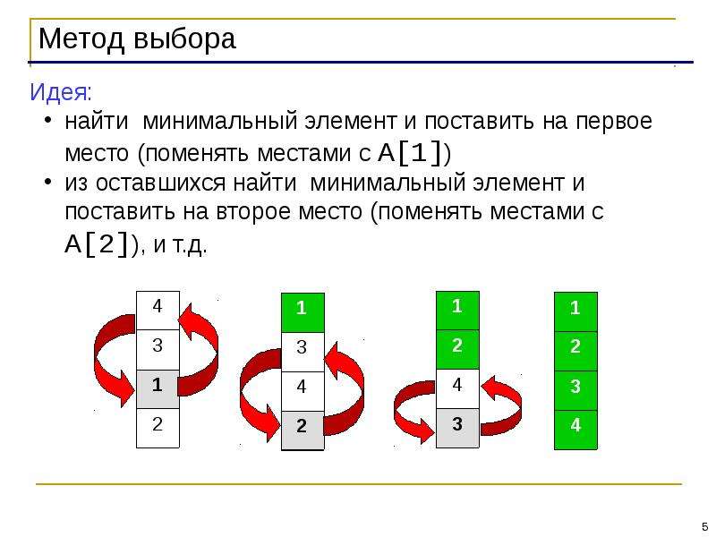 Сортировка массива проект