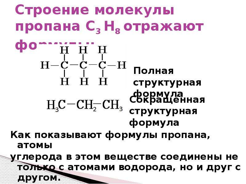 Органические вещества водорода