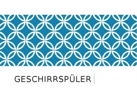 Geschirrspüler