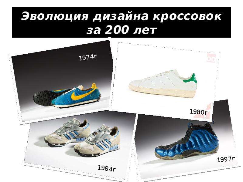 Эволюция дизайна кроссовок за 200 лет