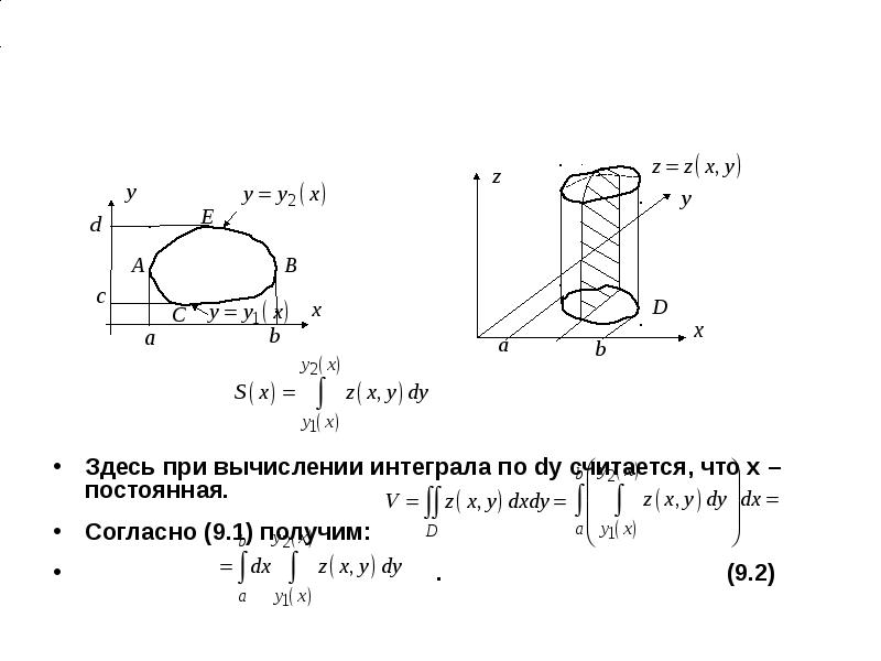 1 вычислить двойной интеграл